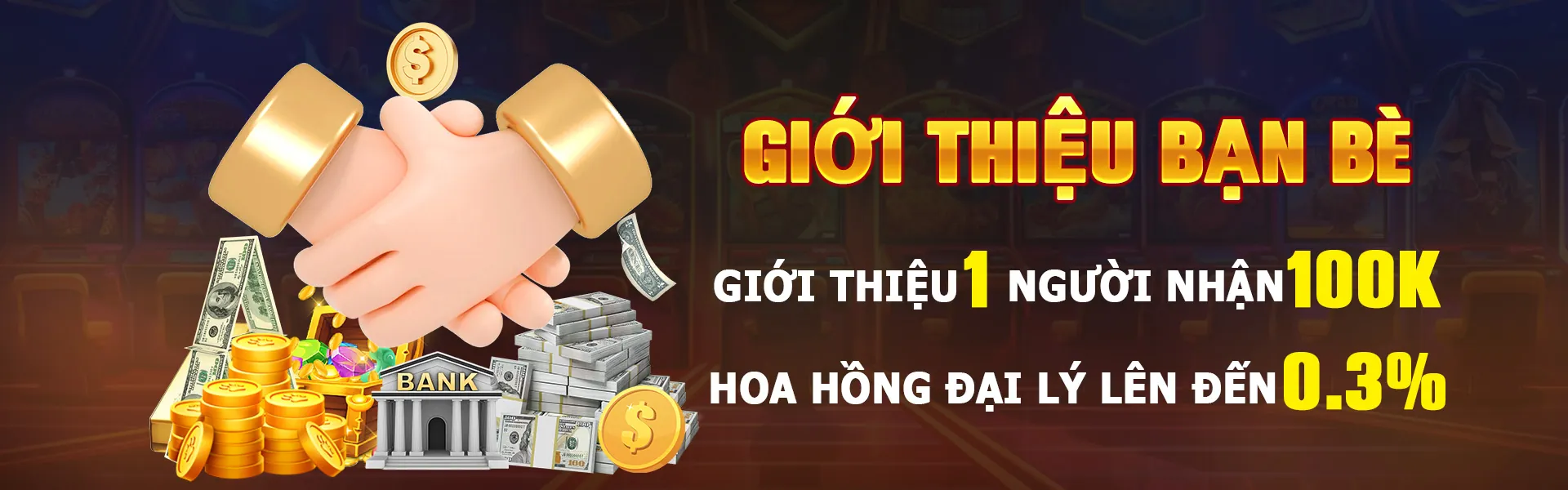 Hình ảnh chính Nổ Hũ AU88 với các biểu tượng jackpot và tiền thưởng